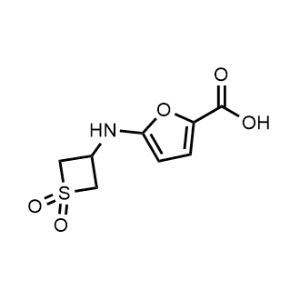 5-((1,1-Dioxidothietan-3-yl)amino)furan-2-carboxylic acid|CS-0486093