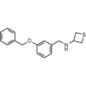 N-(3-(benzyloxy)benzyl)thietan-3-amine|CS-0486116