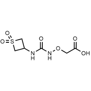 2-((3-(1,1-Dioxidothietan-3-yl)ureido)oxy)acetic acid|CS-0486122