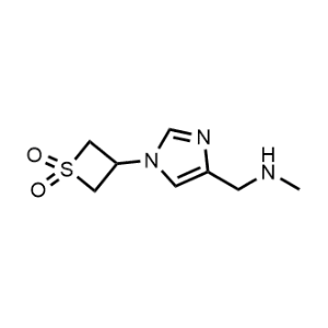 3-(4-((Methylamino)methyl)-1H-imidazol-1-yl)thietane 1,1-dioxide|CS-0486128