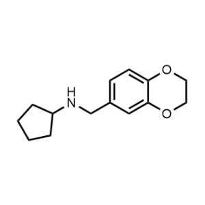 N-((2,3-dihydrobenzo[b][1,4]dioxin-6-yl)methyl)cyclopentanamine|CS-0486186