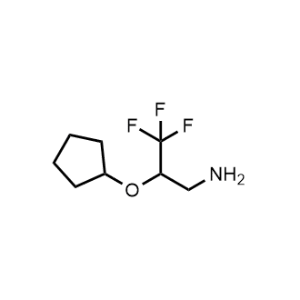 2-(Cyclopentyloxy)-3,3,3-trifluoropropan-1-amine|CS-0486190