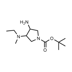 Tert-butyl 3-amino-4-(ethyl(methyl)amino)pyrrolidine-1-carboxylate|CS-0486347
