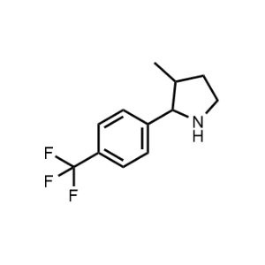 3-Methyl-2-(4-(trifluoromethyl)phenyl)pyrrolidine|CS-0486437