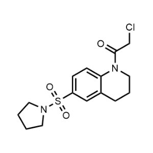 2-Chloro-1-(6-(pyrrolidin-1-ylsulfonyl)-3,4-dihydroquinolin-1(2H)-yl)ethan-1-one|CS-0486455