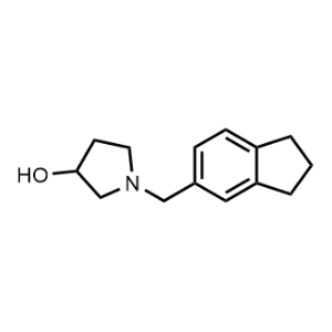 1-((2,3-Dihydro-1H-inden-5-yl)methyl)pyrrolidin-3-ol|CS-0486514