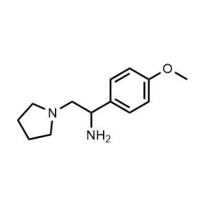 1-(4-Methoxyphenyl)-2-(pyrrolidin-1-yl)ethan-1-amine|CS-0486642