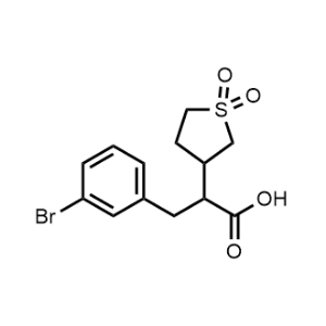 3-(3-Bromophenyl)-2-(1,1-dioxidotetrahydrothiophen-3-yl)propanoic acid|CS-0486779