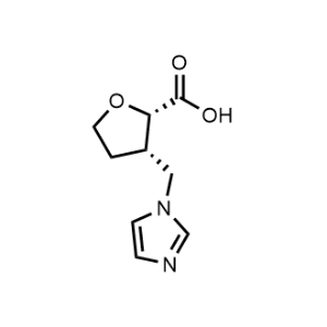 (2S,3S)-3-((1H-imidazol-1-yl)methyl)tetrahydrofuran-2-carboxylic acid|CS-0487186