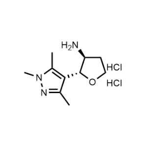 (2R,3S)-2-(1,3,5-trimethyl-1H-pyrazol-4-yl)tetrahydrofuran-3-amine dihydrochloride|CS-0487202