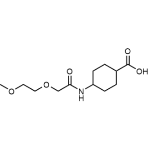 4-(2-(2-Methoxyethoxy)acetamido)cyclohexane-1-carboxylic acid|CS-0487272