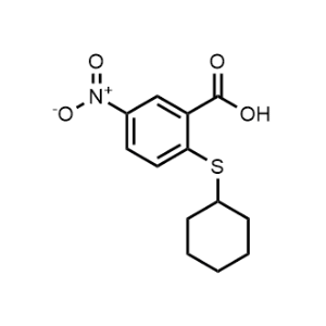 2-(Cyclohexylthio)-5-nitrobenzoic acid|CS-0487404