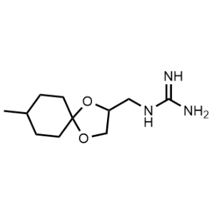 1-((8-Methyl-1,4-dioxaspiro[4.5]Decan-2-yl)methyl)guanidine|CS-0487413