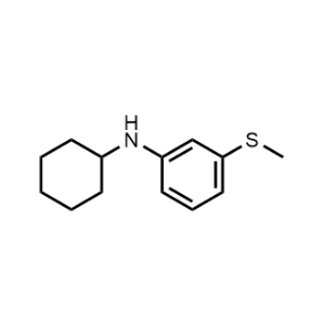 N-cyclohexyl-3-(methylthio)aniline|CS-0487575