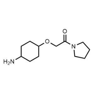 2-((4-Aminocyclohexyl)oxy)-1-(pyrrolidin-1-yl)ethan-1-one|CS-0487792