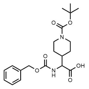 2-(((Benzyloxy)carbonyl)amino)-2-(1-(tert-butoxycarbonyl)piperidin-4-yl)acetic acid|CS-0488176