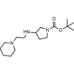 Tert-butyl 3-((2-(piperidin-1-yl)ethyl)amino)pyrrolidine-1-carboxylate|CS-0488462
