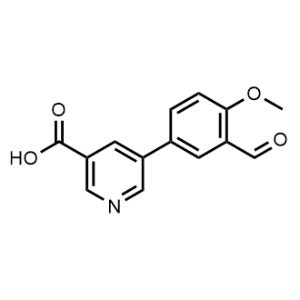 5-(3-Formyl-4-methoxyphenyl)nicotinic acid|CS-0488502