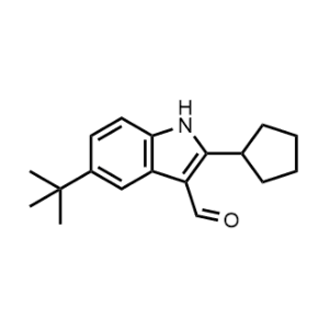 5-(Tert-butyl)-2-cyclopentyl-1H-indole-3-carbaldehyde|CS-0488648