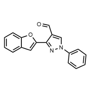 3-(Benzofuran-2-yl)-1-phenyl-1H-pyrazole-4-carbaldehyde|CS-0488841