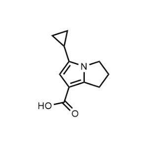 5-Cyclopropyl-2,3-dihydro-1H-pyrrolizine-7-carboxylic acid|CS-0489084