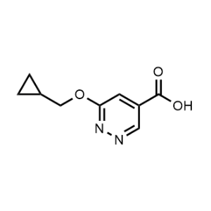 6-(Cyclopropylmethoxy)pyridazine-4-carboxylic acid|CS-0489095