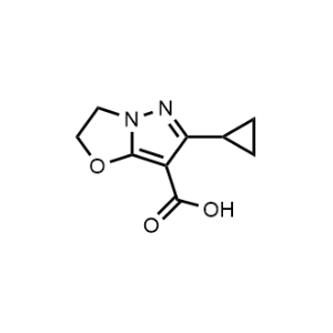 6-Cyclopropyl-2,3-dihydropyrazolo[5,1-b]oxazole-7-carboxylic acid|CS-0489152