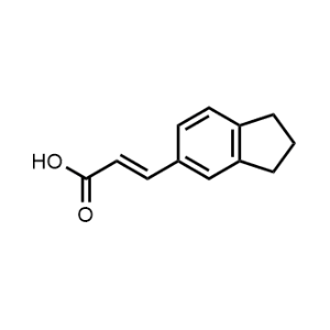 (E)-3-(2,3-dihydro-1H-inden-5-yl)acrylic acid|CS-0489243