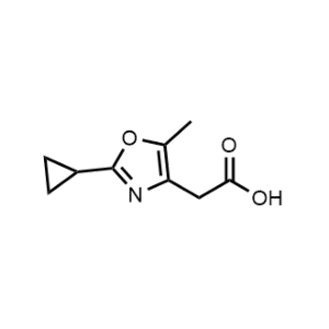 2-(2-Cyclopropyl-5-methyloxazol-4-yl)acetic acid|CS-0489456