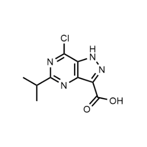7-Chloro-5-isopropyl-1H-pyrazolo[4,3-d]pyrimidine-3-carboxylic acid|CS-0489486