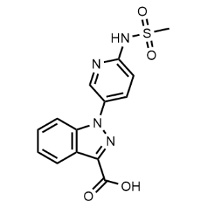 1-(6-(Methylsulfonamido)pyridin-3-yl)-1H-indazole-3-carboxylic acid|CS-0489548