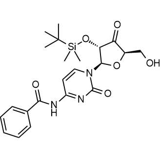 N-(1-((2R,3S,5R)-3-((tert-butyldimethylsilyl)oxy)-5-(hydroxymethyl)-4-oxotetrahydrofuran-2-yl)-2-oxo-1,2-dihydropyrimidin-4-yl)benzamide|CS-0489569