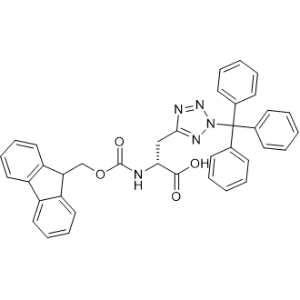 (R)-2-((((9H-fluoren-9-yl)methoxy)carbonyl)amino)-3-(2-trityl-2H-tetrazol-5-yl)propanoic acid|CS-0489664