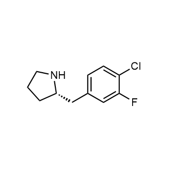 (S)-2-(4-chloro-3-fluorobenzyl)pyrrolidine|CS-0489832