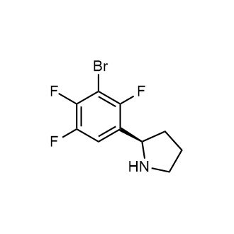 (R)-2-(3-bromo-2,4,5-trifluorophenyl)pyrrolidine|CS-0489839