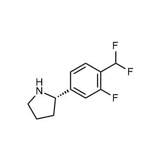 (S)-2-(4-(difluoromethyl)-3-fluorophenyl)pyrrolidine|CS-0489924