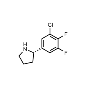 (S)-2-(3-chloro-4,5-difluorophenyl)pyrrolidine|CS-0489943