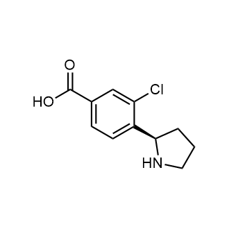 (R)-3-chloro-4-(pyrrolidin-2-yl)benzoic acid|CS-0489972