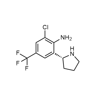 (R)-2-chloro-6-(pyrrolidin-2-yl)-4-(trifluoromethyl)aniline|CS-0489990