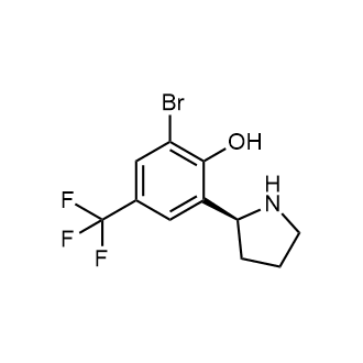 (S)-2-bromo-6-(pyrrolidin-2-yl)-4-(trifluoromethyl)phenol|CS-0490009