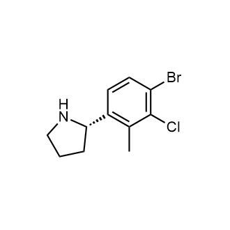 (S)-2-(4-bromo-3-chloro-2-methylphenyl)pyrrolidine|CS-0490062