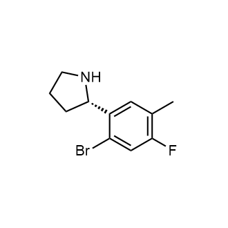 (S)-2-(2-bromo-4-fluoro-5-methylphenyl)pyrrolidine|CS-0490064