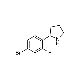 (S)-2-(4-bromo-2-fluorophenyl)pyrrolidine|CS-0490096