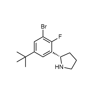 (S)-2-(3-bromo-5-(tert-butyl)-2-fluorophenyl)pyrrolidine|CS-0490107