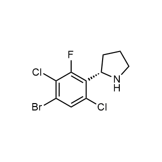 (S)-2-(4-bromo-3,6-dichloro-2-fluorophenyl)pyrrolidine|CS-0490120