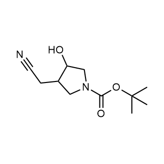 Tert-butyl 3-(cyanomethyl)-4-hydroxypyrrolidine-1-carboxylate|CS-0490223