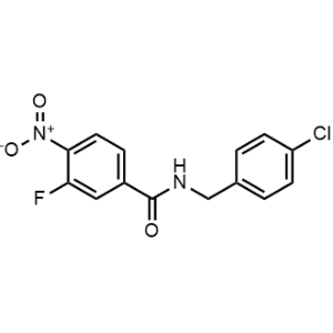 N-(4-chlorobenzyl)-3-fluoro-4-nitrobenzamide|CS-0490364