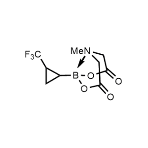4-Methyl-8-(2-(trifluoromethyl)cyclopropyl)dihydro-4lambda4,8lambda4-[1,3,2]oxazaborolo[2,3-b][1,3,2]oxazaborole-2,6(3H,5H)-dione|CS-0490415