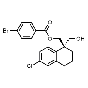 (S)-(6-chloro-1-(hydroxymethyl)-1,2,3,4-tetrahydronaphthalen-1-yl)methyl 4-bromobenzoate|CS-0490567