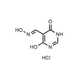 4-Hydroxy-6-oxo-1,6-dihydropyrimidine-5-carbaldehyde oxime hydrochloride|CS-0490643